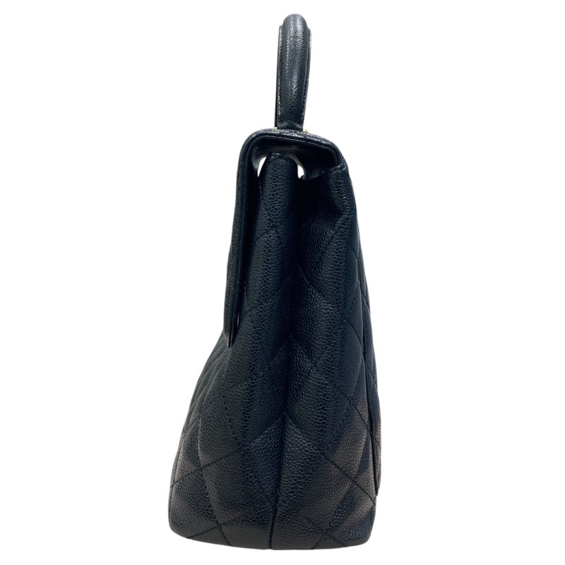 CHANEL 香奈兒 Kelly Handbag 荔枝牛皮 手提包 黑色-2