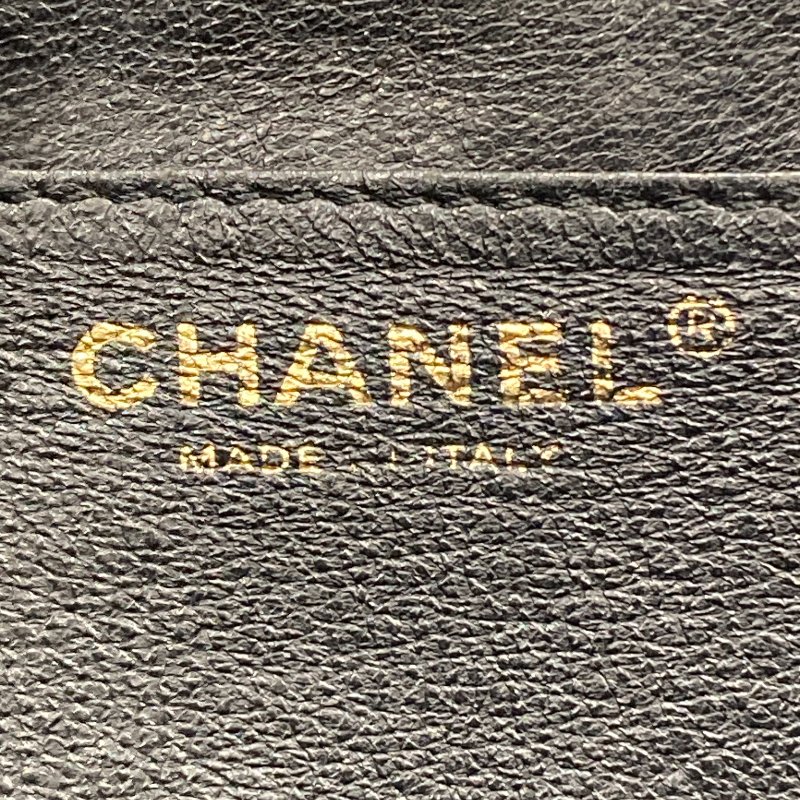 CHANEL 香奈兒 Kelly Handbag 荔枝牛皮 手提包 黑色-7