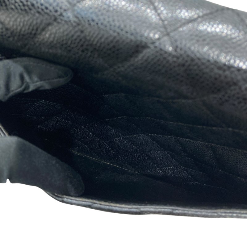 CHANEL 香奈兒 Kelly Handbag 荔枝牛皮 手提包 黑色-11