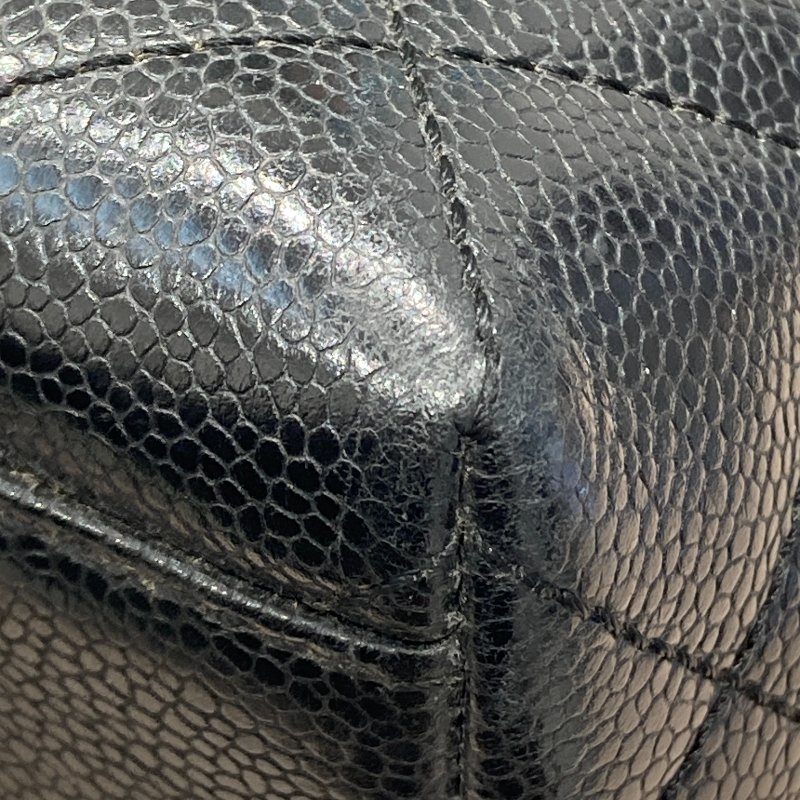 CHANEL 香奈兒 Kelly Handbag 荔枝牛皮 手提包 黑色-13