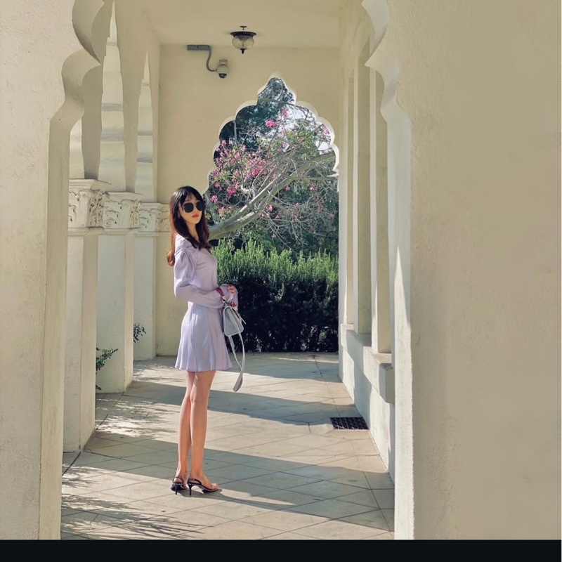 品況好✨ 比利時愛馬仕 Delvaux Brilliant mini 外縫線馬蹄釦水波紋小牛皮手提/斜背包/薰衣草紫-5