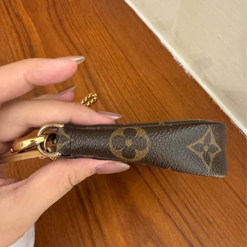 LV老花彩繪限定款手提小包/麻將包-2