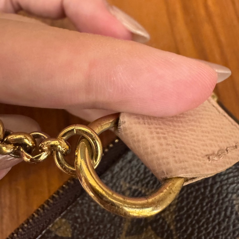 LV老花彩繪限定款手提小包/麻將包-18