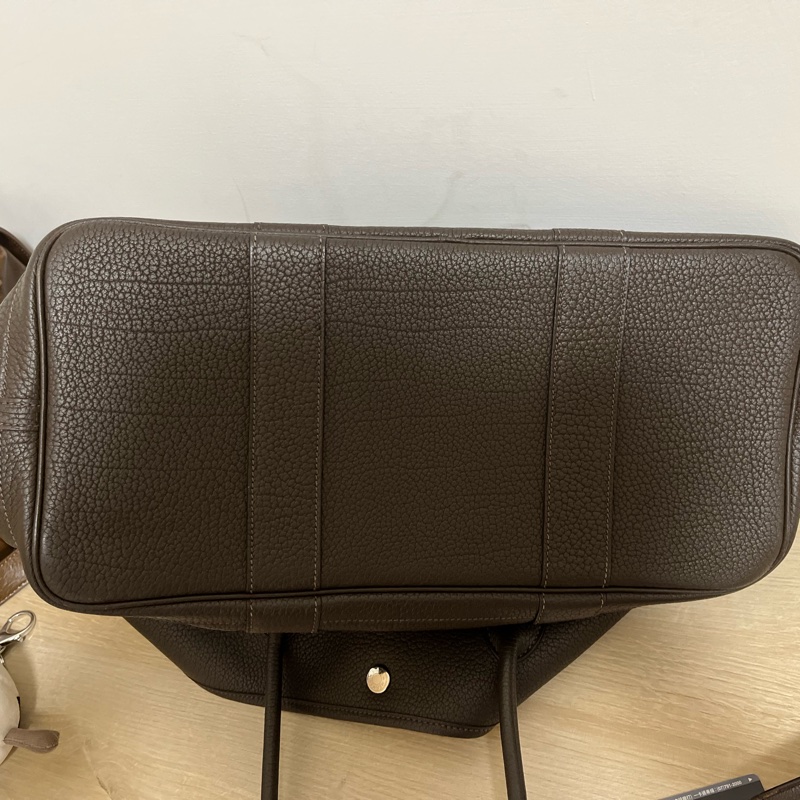 Hermès Garden Party 36深棕｜盲印H 保證正品附防塵袋-8