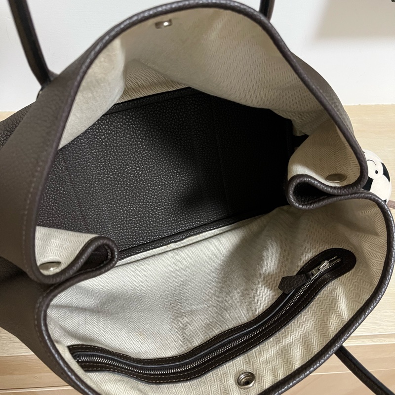 Hermès Garden Party 36深棕｜盲印H 保證正品附防塵袋-11