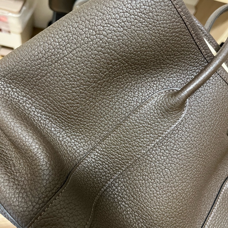 Hermès Garden Party 36深棕｜盲印H 保證正品附防塵袋-19