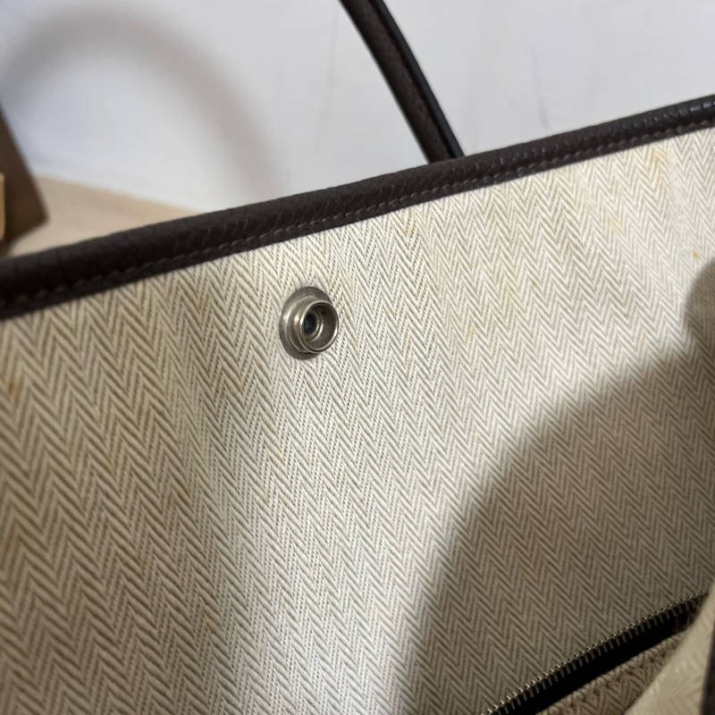 Hermès Garden Party 36深棕｜盲印H 保證正品附防塵袋-25