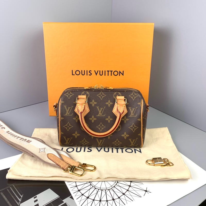 ◻️ LV  speedy20 米色背帶-0
