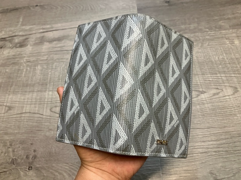 DIOR 迪奧 DIAMOND 鑽石 12卡 對折 兩折 卡包 卡夾 名片夾-2
