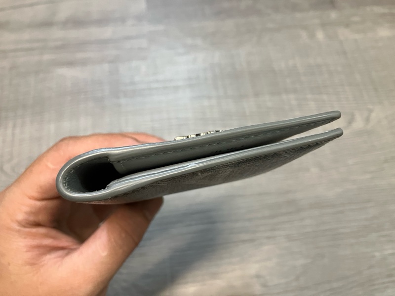 DIOR 迪奧 DIAMOND 鑽石 12卡 對折 兩折 卡包 卡夾 名片夾-5