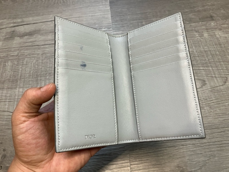 DIOR 迪奧 DIAMOND 鑽石 12卡 對折 兩折 卡包 卡夾 名片夾-6
