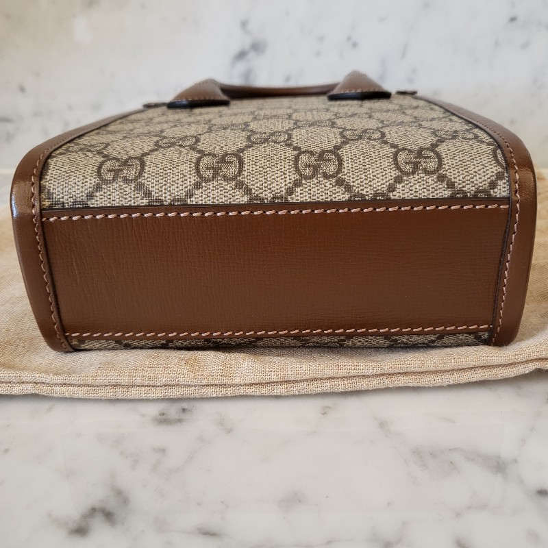 GUCCI 琴譜包/老花/焦糖配色-2