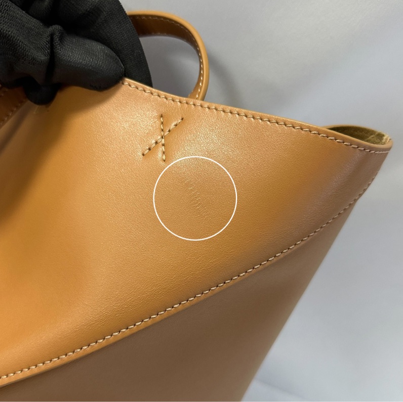 LOEWE 羅威 Puzzie Fold Tote 中款 亮面牛皮 折疊托特-12