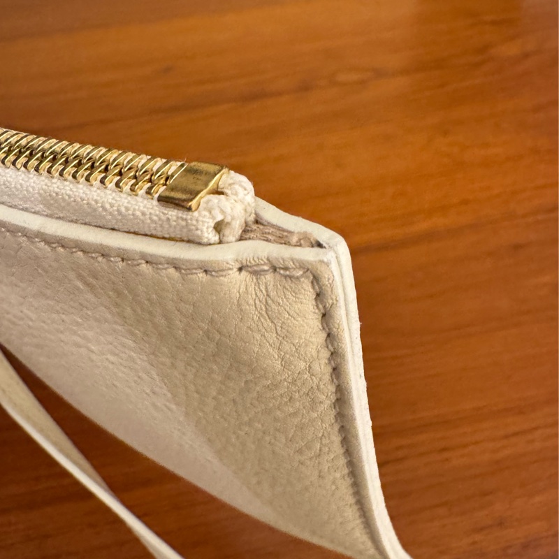 chloe白色全皮革肩背包 超好裝又輕❤️❤️-56