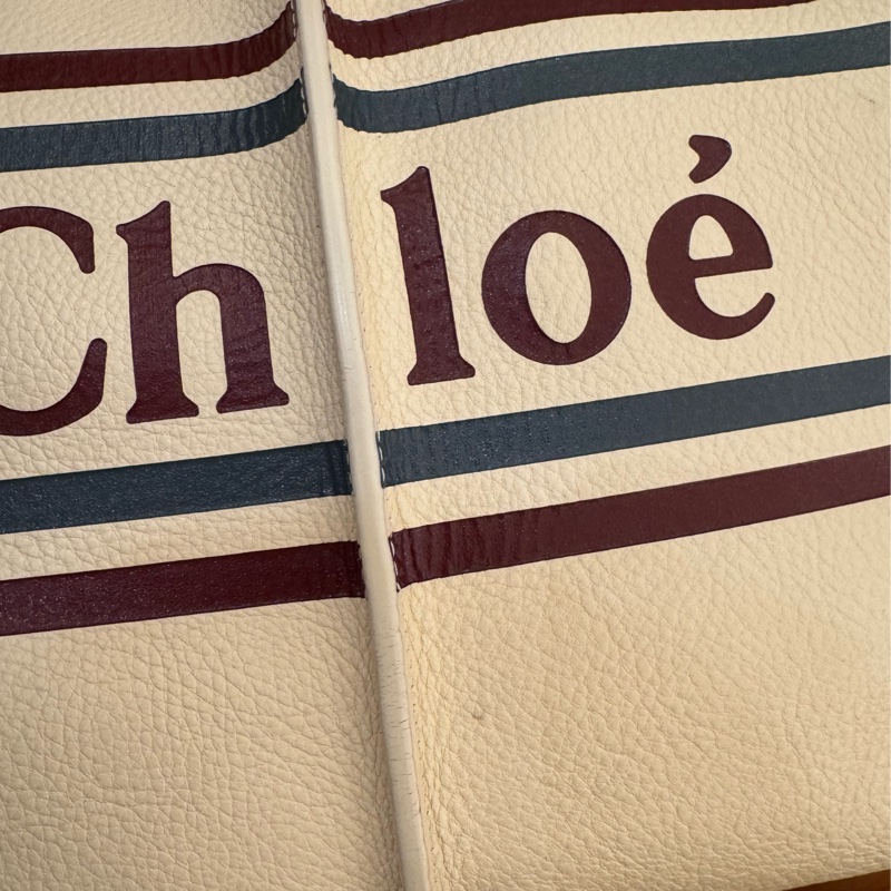 chloe白色全皮革肩背包 超好裝又輕❤️❤️-44