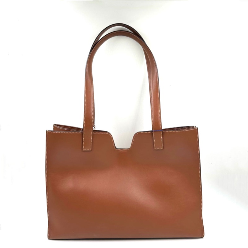 Celine/賽琳 Cabas 旋鎖閉合純色光滑小牛皮 托特包Tote-1