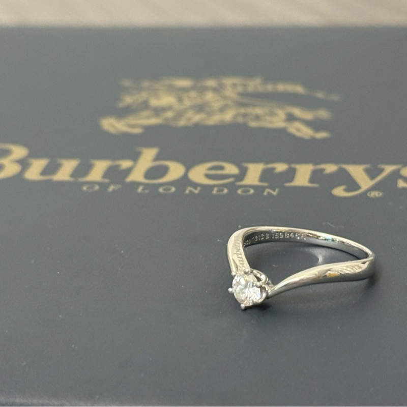 Burberrys 中古鑽石戒指 pt900 0.31ct-3