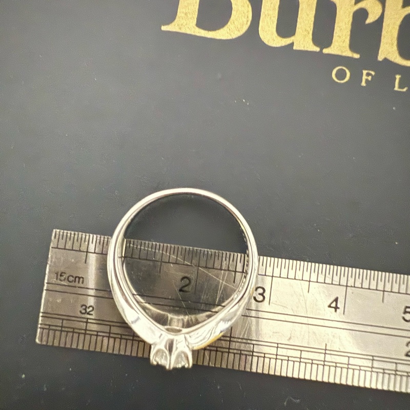 Burberrys 中古鑽石戒指 pt900 0.31ct-6