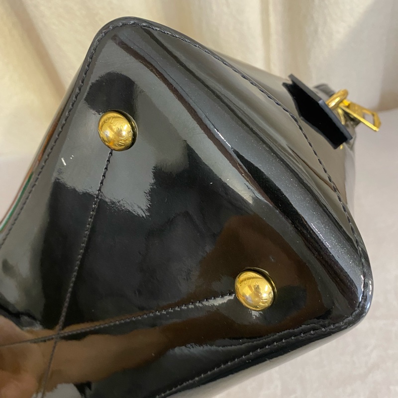 Louis Vuitton TOTE MIROIR 漆皮拼老花 手提&单肩斜挎包-5