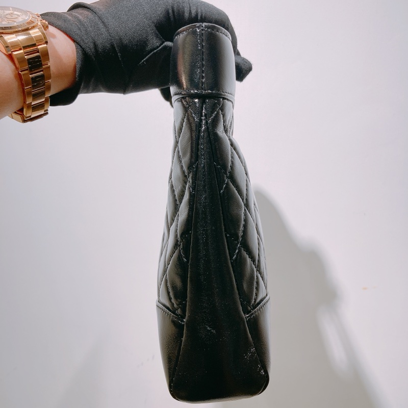 TW4444 CHANEL 香奈兒迷你31系列鍊帶包包31 MINI BAG BLACK CALFSKIN-4