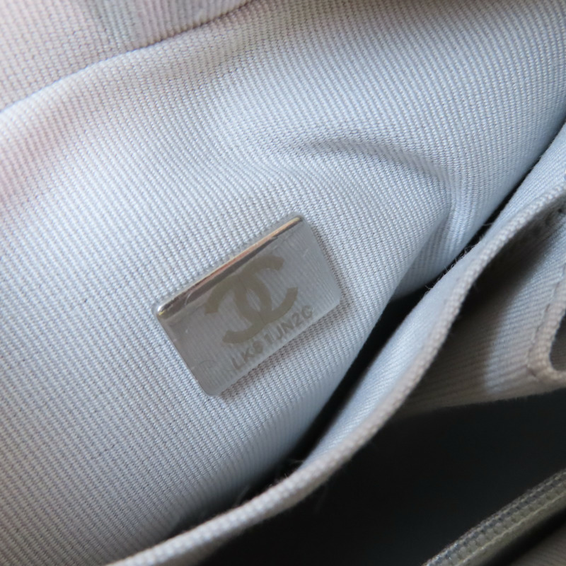 CHANEL 牛皮皮革Garbrillie Small金扣鏈帶肩背袋-6