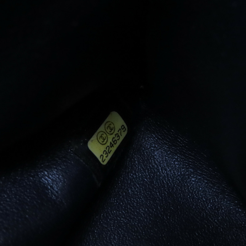 CHANEL 羊皮皮革Classic 25銀扣鏈帶肩背袋-6