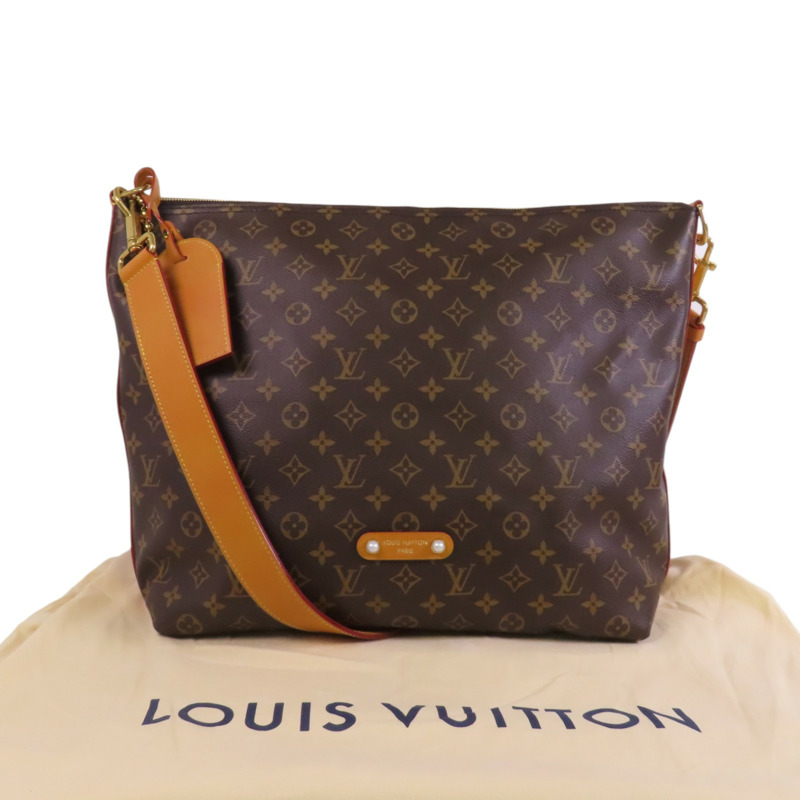 LOUIS VUITTON Monogram Archive Vagabond Hobo金扣肩背袋-9