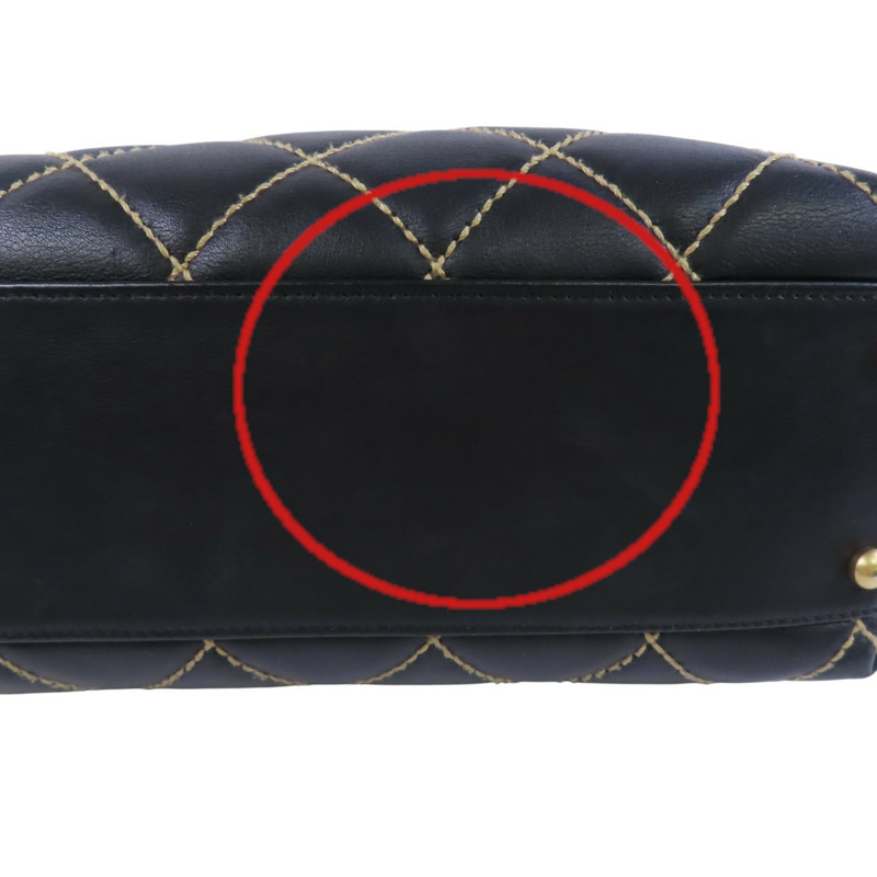 CHANEL 牛皮皮革Shoulder Bag金扣肩背袋-14