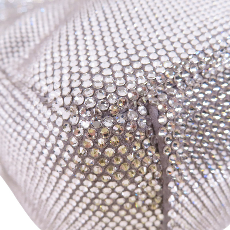 BALENCIAGA 水鑽Monaco Small Bag銀扣肩背袋-12