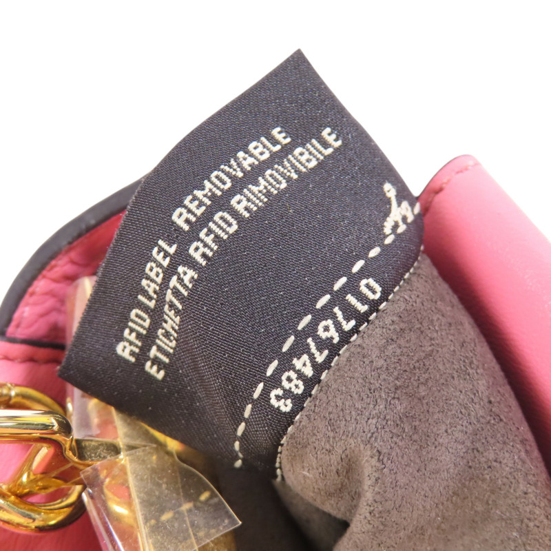 FENDI 牛皮皮革Micro Peekaboo金扣肩背袋-7