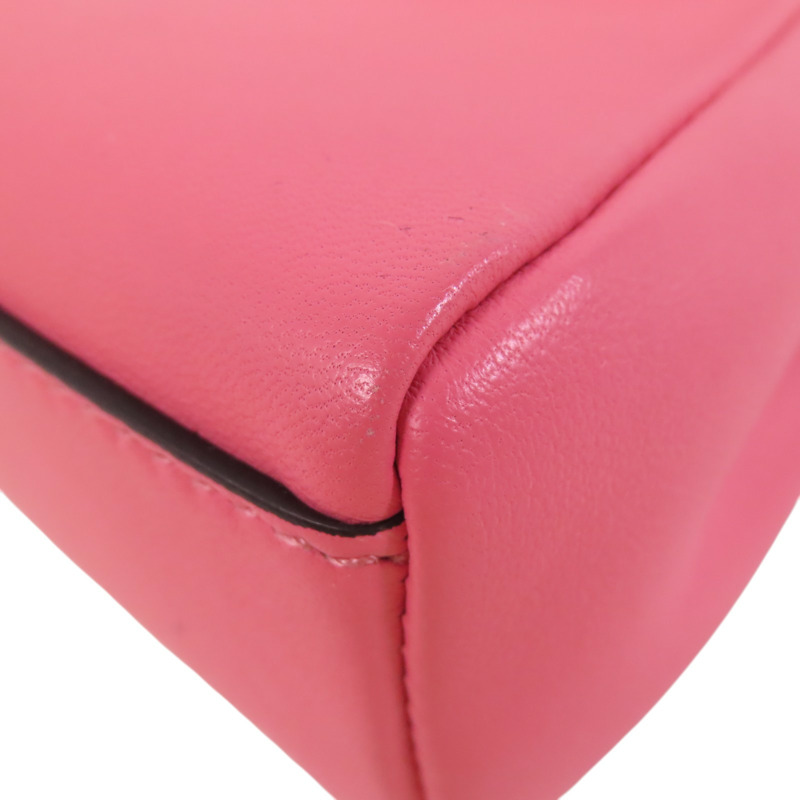 FENDI 牛皮皮革Micro Peekaboo金扣肩背袋-13