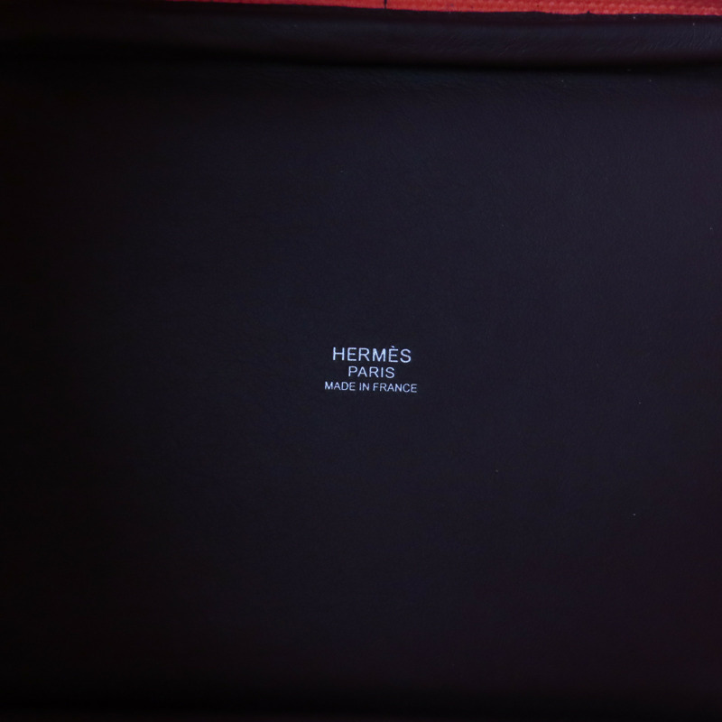 HERMES 帆布Picotin Cargo PM銀扣手挽袋-5