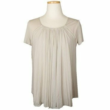 Maxmara Sportmax Code 雪紡短袖上衣 傘型 XL 全新