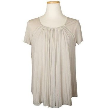 Maxmara Sportmax Code 雪紡短袖上衣 傘型 XL 全新-5