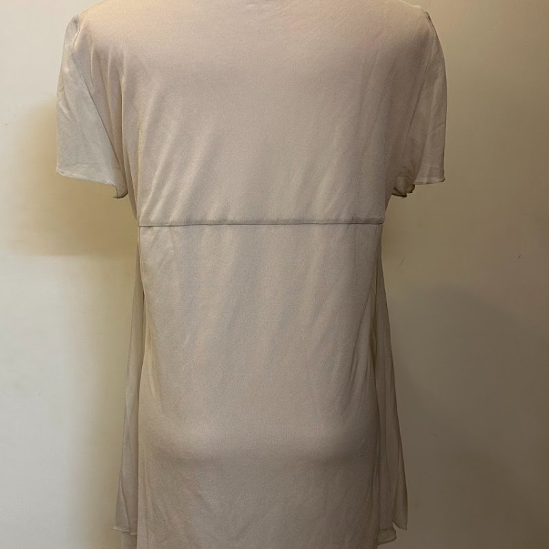 Maxmara Sportmax Code 雪紡短袖上衣 傘型 XL 全新-6