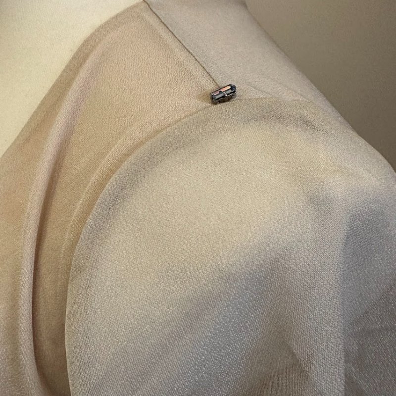 Maxmara Sportmax Code 雪紡短袖上衣 傘型 XL 全新-10