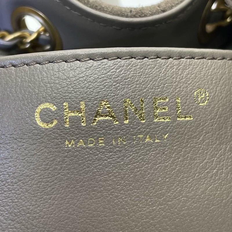 Chanel 2025 Suede & Metal Brown Hobo Bag-6