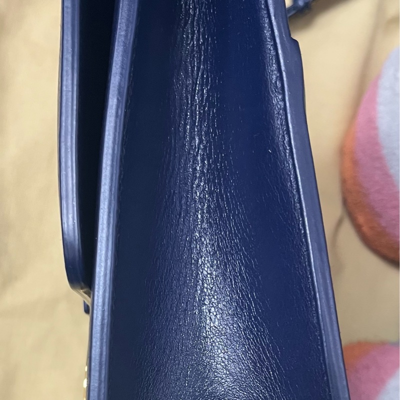 #DIOR 迪奧30 Montaigne 蒙田#牛皮翻蓋深藍色#斜背-19