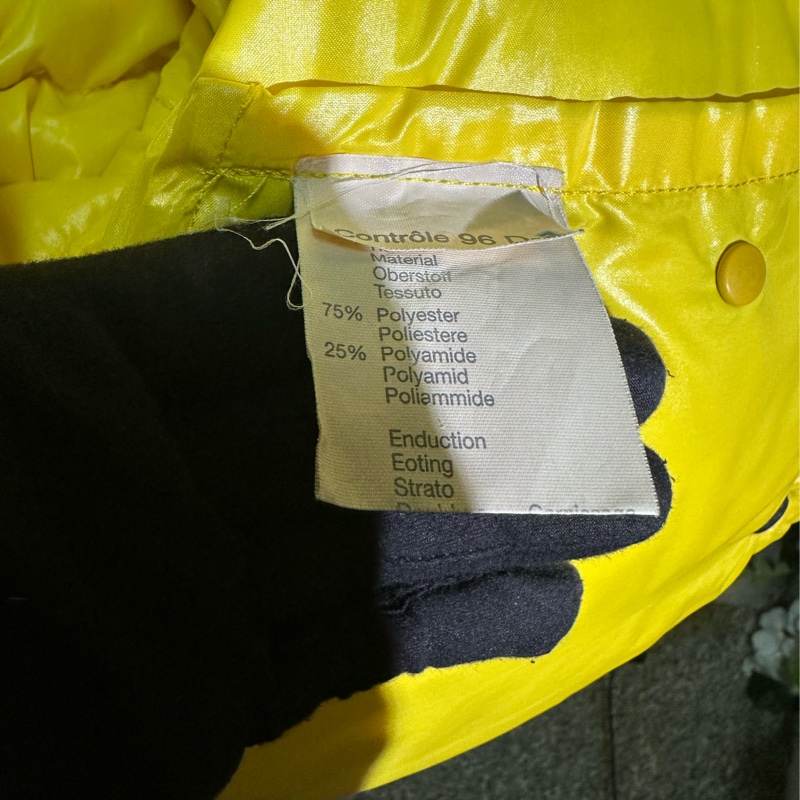 moncler 亮黃羽絨外套-13