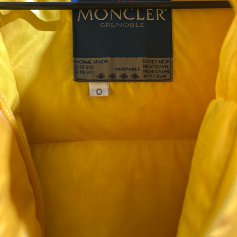moncler 亮黃羽絨外套-14
