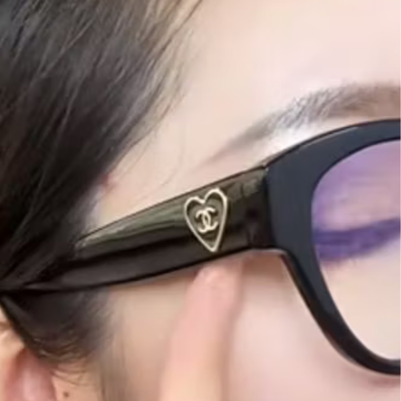 優惠 Chanel 香奈兒 愛心平光眼鏡-7