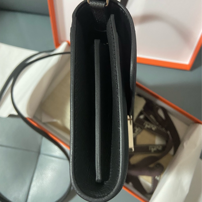 Hermes Constance to go 黑銀扣-2