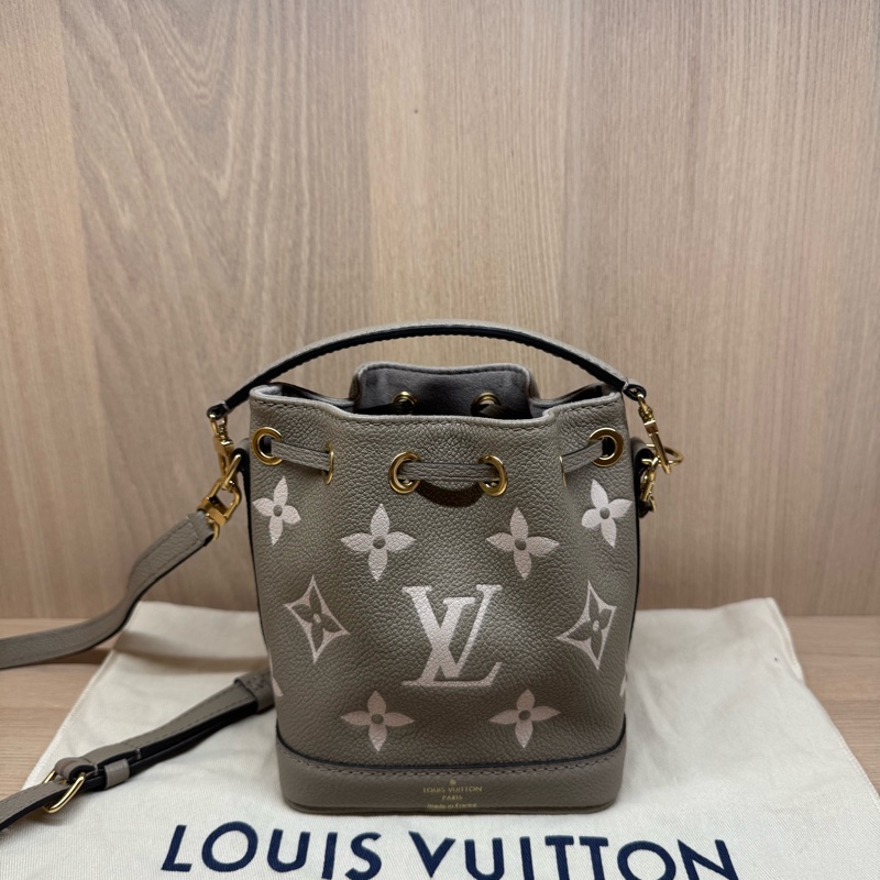 LV 小水桶 nano noe大象灰-9