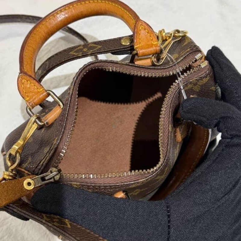 LV Speedy Mini (老花背帶)-4