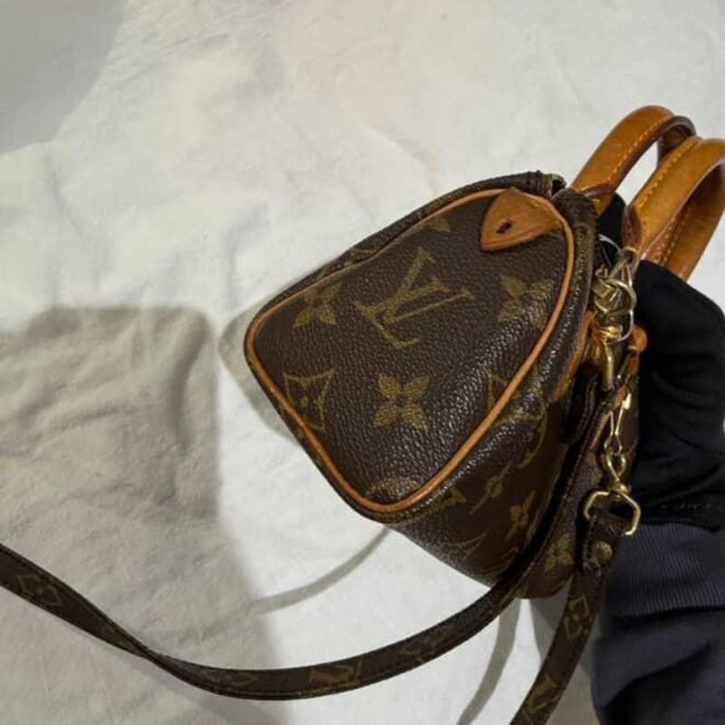 LV Speedy Mini (老花背帶)-7