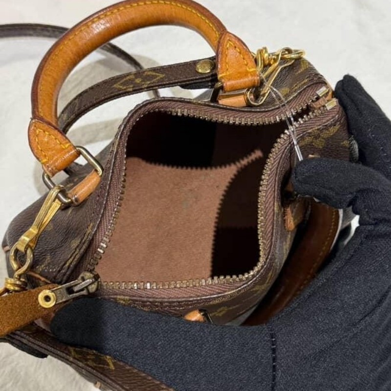 LV Speedy Mini (老花背帶)-11