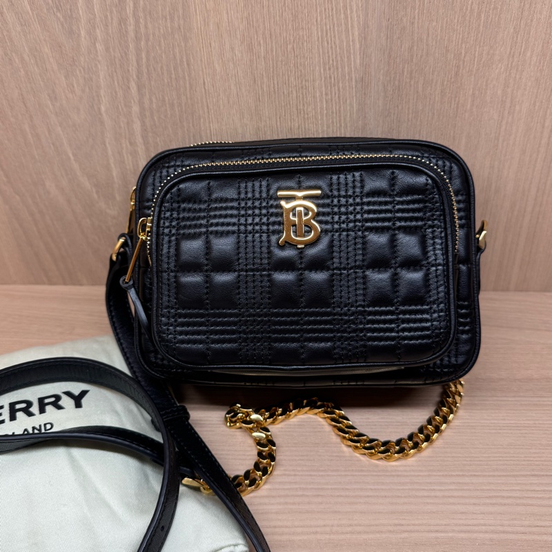 Burberry 相機包 金鏈 金扣-0