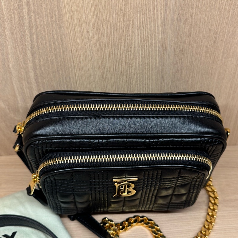 Burberry 相機包 金鏈 金扣-8