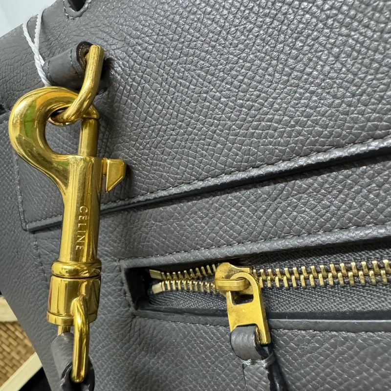 Celine / 賽琳 锡器灰 Mini  Belt鯰魚包-2