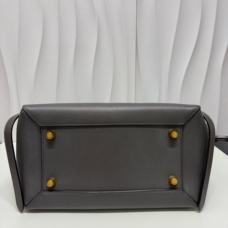 Celine / 賽琳 锡器灰 Mini  Belt鯰魚包-3